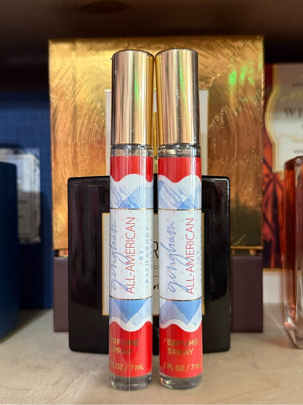 2 Bath & Body Works All-American Rollerball Duo - Red, White, Blue